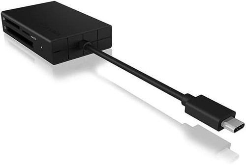 Czytnik kart ICY BOX USB-C UHS-II do kart CF, microSD i SD, USB 3.0, SD 4.0, - Zdjęcie 3 z 7