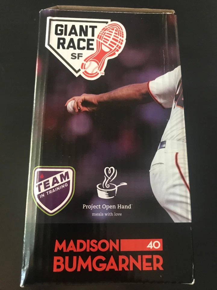 Nuevo en caja 2017 Madison Bumgarner Gigantes de San Francisco Evento Especial Carrera Bobblehead Foto 4 de 4