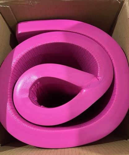 Nuovo galleggiante per piscina con zattera sdraio in schiuma spessa Cococabana 2", rosa fenicottero - Foto 3 di 4