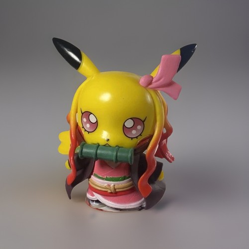 Pokémon & Demon Slayer Crossover -Nezuko x Pikachu Anime Figure