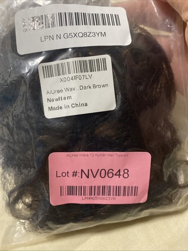 Wave 12" Human Hair Toppers for Women with Thinning Hair,Invisible 3.5"x5.5" Han - Picture 2 of 2