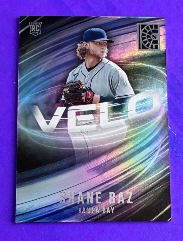 2022 Panini Capstone Velo Shane Baz #V-4 Rookie RC Tampa Bay NrMt