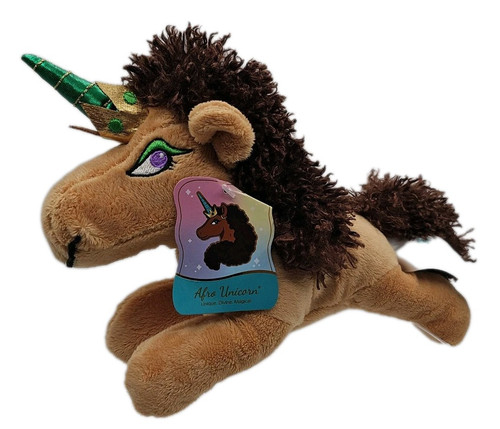 Afro Einhorn Unikat Plüsch, Vokuhila Einhorn