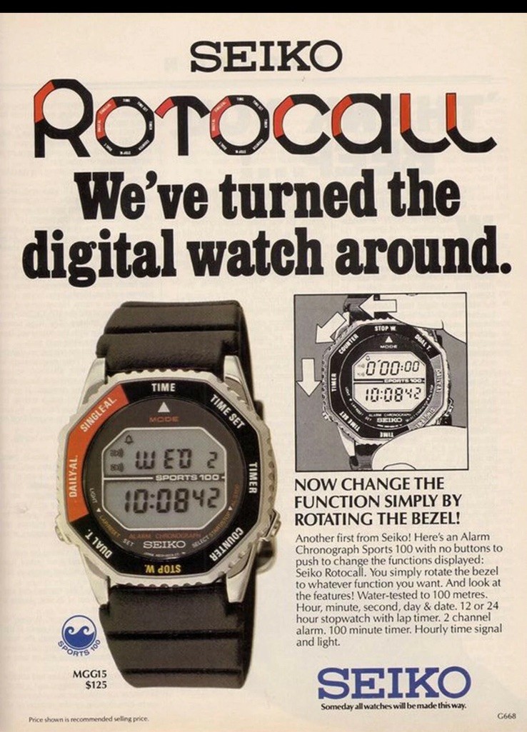 Seiko Astronaut Watch A829-6029 Rotocall | eBay