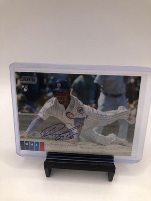 2020 Topps Stadium Club Robel Garcia RC Auto On-Card Cubs Rookie