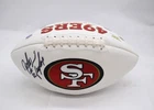 John Taylor Signed 49ers Franklin White Football #82 NFC SuperBowl Fanatics Cert