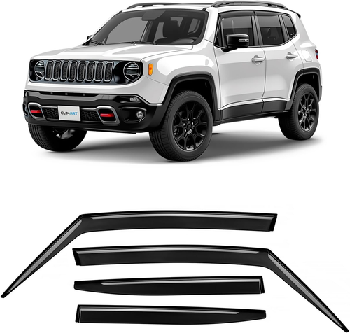 Adesivo Deflettori Antiturbo Compatibile Con Jeep Renegade 2014-2025 SUV - Acces - Foto 11 di 12