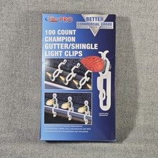 NEW Titan Pro 100 Count Champion Gutter Shingle Light Clips