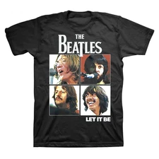Let It Be T-Shirt Beatles T-shirt Black unisex Gift Family A552