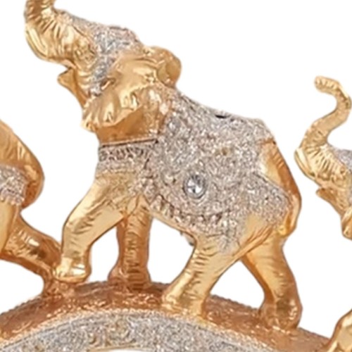 Animal Sculpture Elephant Statue Decorative Synthetic Resin Figurine Ornament - Bild 7 von 7