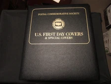 Postal Commemorative Society First Day of Issue Binder 1970-80s Covers   RRP  #1
