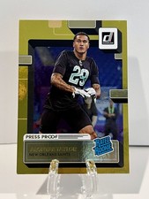 2022 Panini Donruss - Rated Rookie Alontae Taylor #373 Press Proof Gold /50 (RC)