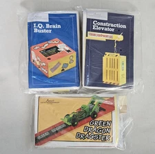 2020 Annie's Young Woodworkers Kit Hobby Club (3) Dragster Elevator Brain Box