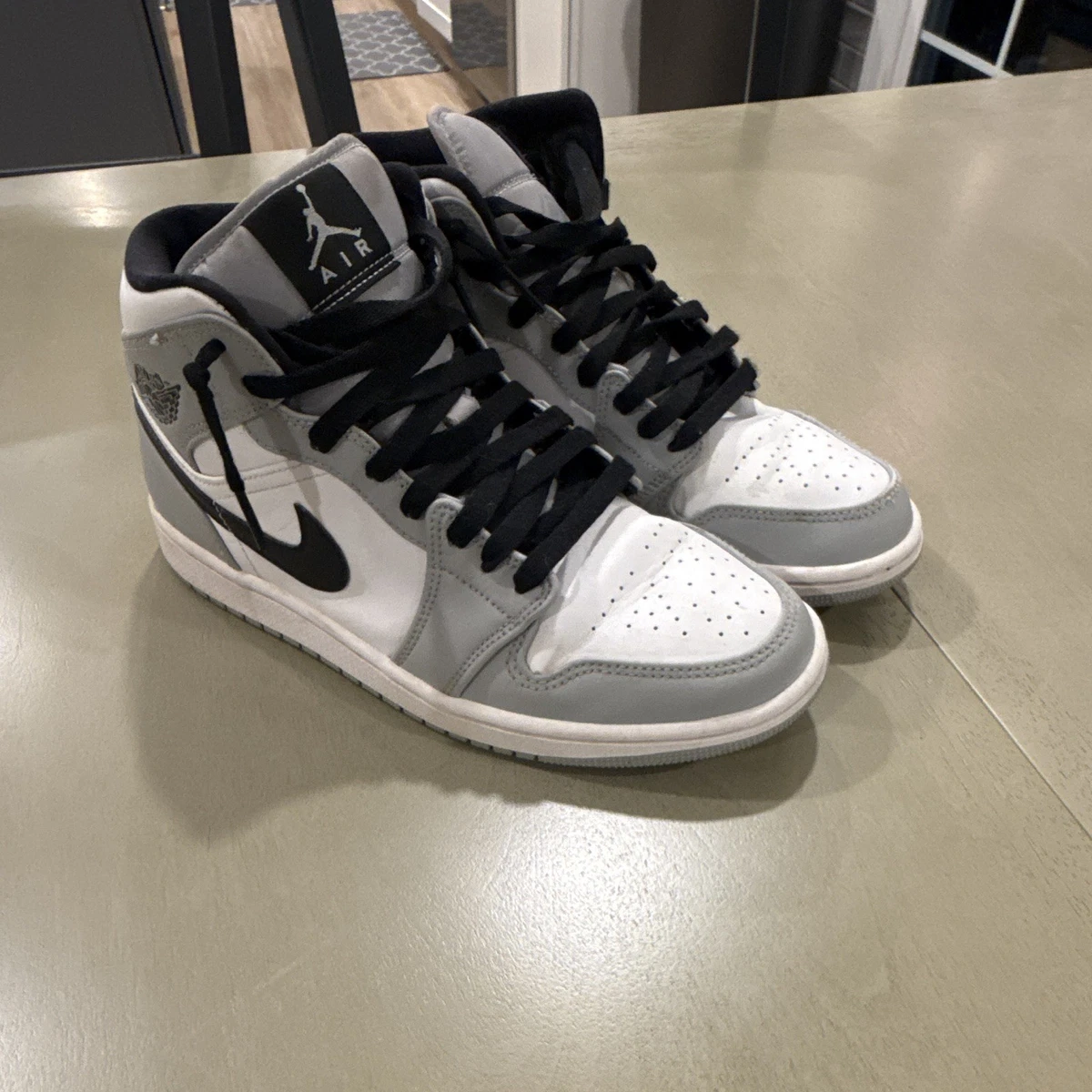 Jordan 1 Mid Light Smoke Grey - огромный выбор по лучшим ценам | eBay