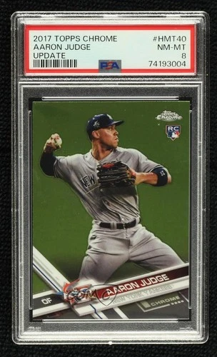 2017 Topps Chrome Update Target Exclusive All-Star Aaron Judge PSA 8 Rookie RC