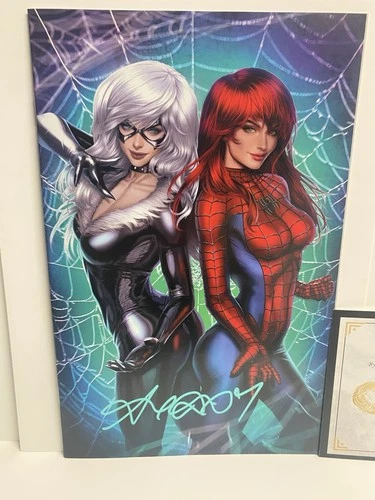 Amazing Spider-Man #20 Ariel Diaz Virgin Variant Signed By Ariel Diaz w/ COA  NM