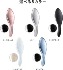 ReFa AILE Hair Brush Three-tiered pin Detangling Brushing Catches tangled hair