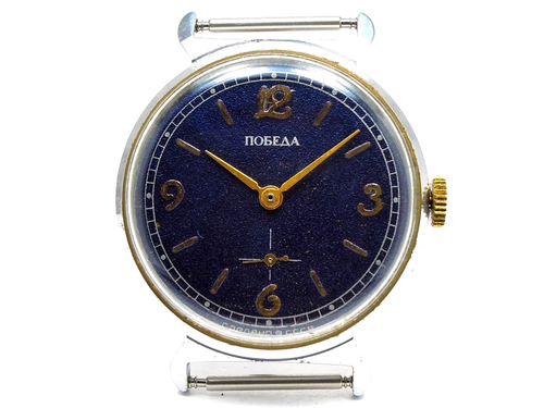 OROLOGIO DA POLSO UOMO VINTAGE RUSSIA SOVIETICA URSS POBEDA ZIM MECCANICA FUNZIONANTE RARO - Foto 7 di 16