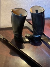 Leder- Reitstieffel , mit Metallreißverschluß,Größe 38 , XLW von Rex = Königs