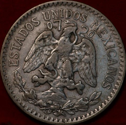 1919 Mexico 50 Centavos Silver — photo from the most recent tracked eBay sale