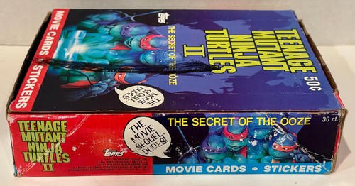 Teenage Mutant Ninja Turtles Movie II Series 2 Card Box Secret of the Ooze Topps - Bild 3 von 9