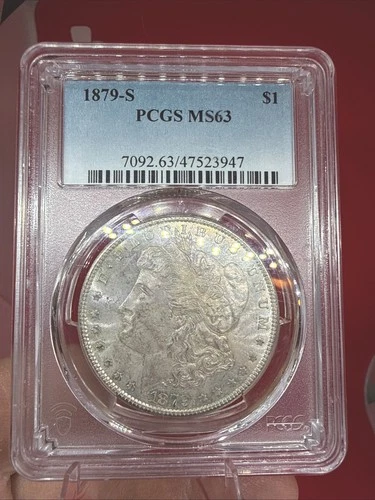 1879-S Morgan Silver Dollar PCGS MS63