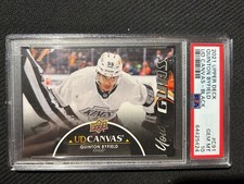 2021 Quinton Byfield Young Guns Canvas BLACK PSA 10