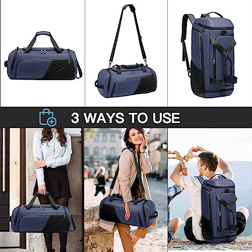 Gym Duffle Bag Waterproof Sports Duffel Bags Travel Weekender Bag for