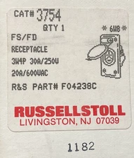 RUSSELLSTOLL F04238C CONNECTOR,RECEPTACLE,ELECTRICAL