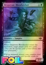 x1 Desperate Bloodseeker OTJ MTG 86 FOIL COMMON M/NM 1x