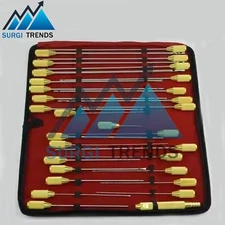 Liposuction cannulas Set of 30 Pcs with Jar & Stand & Silicone Pipe