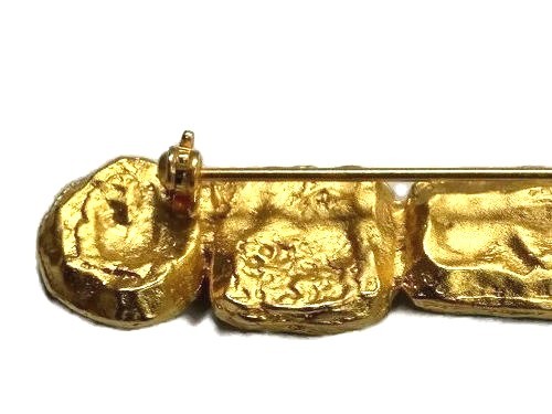 Römische Glasbrosche antike Fragmente 200 v. Chr. Schmuck vergoldet - Bild 8 von 12
