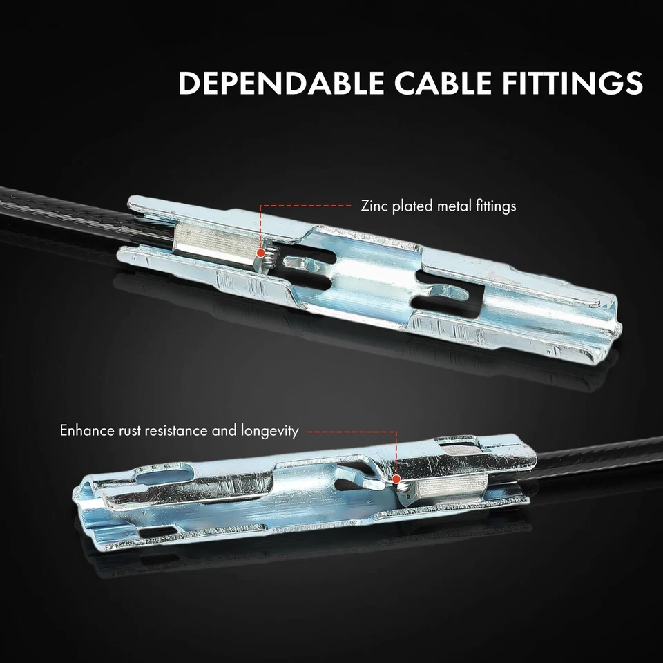 Cable de freno de estacionamiento para Chevy Silverado 2500 3500 GMC Sierra 2500 intermedio Foto 4 de 4