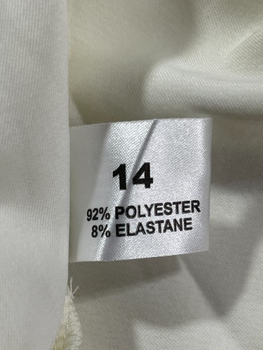 ANONYMOUS Womens Blazer Jacket 2 Piece NEW Size M 14 Ivory White EU42 RRP£36* - Picture 10 of 13