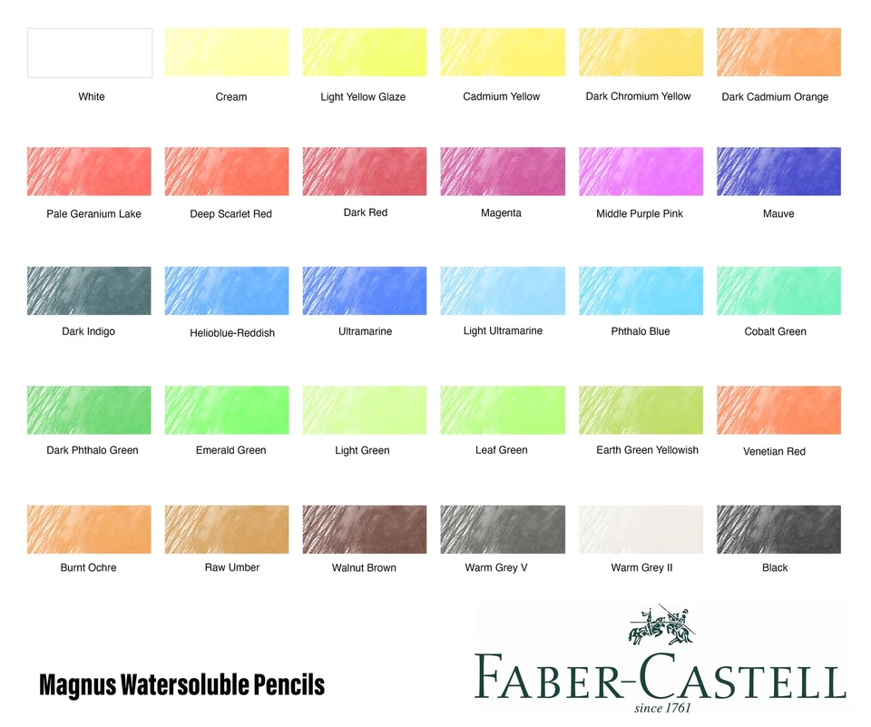 Faber-Castell Albrecht Durer Magnus Artist Watercolour Colouring Pencils