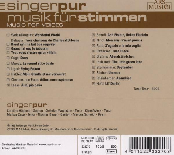 Musik Fur 8 Stimmen