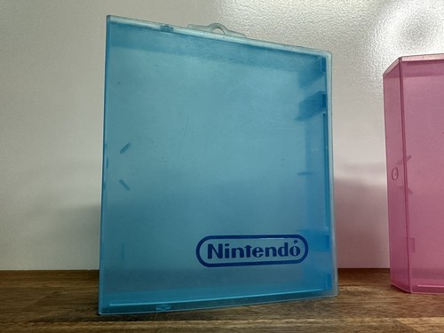 Vintage Nintendo NES Cartridge Clear Plastic Storage Cases x2 Blue/Pink - Picture 8 of 16
