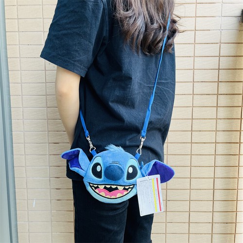 stitch mickey lotso bear anime plush shoulder bag cartoon messenger bag girl - Picture 21 of 32