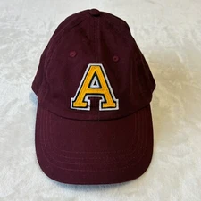 Aeropostale Logo Ball Cap Adult OSFM Snapback Red & Yellow Dad Hat