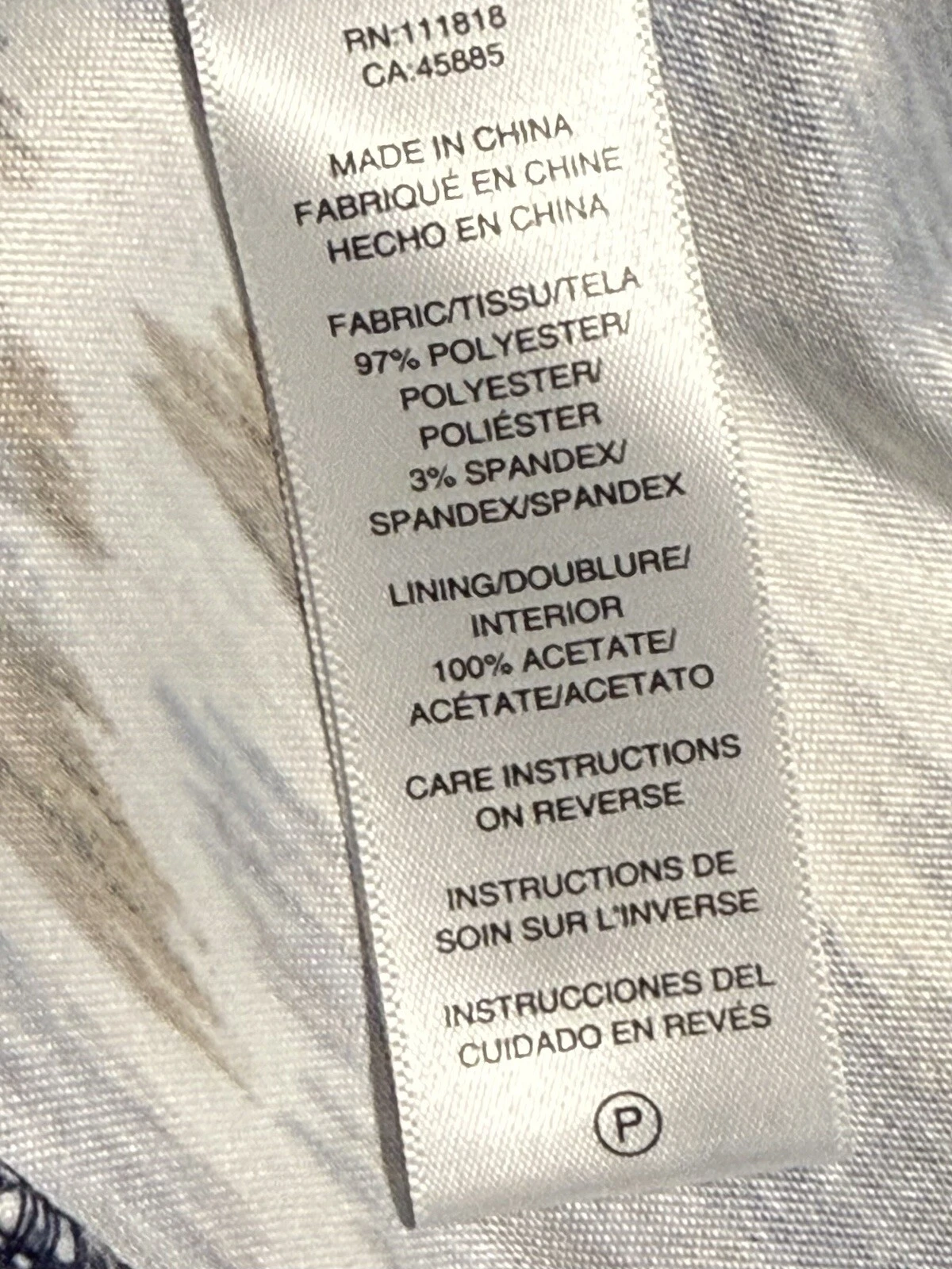 Abito tubino donna Michael Michael Kors manica 3 4 toni terra misto poli tg 2