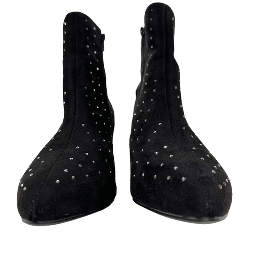 H by Halston Tokyo Women’s Side Zip-up Jeweled Booties - Picture 5 of 10