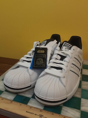 2010 Adidas Star Wars Stormtrooper Sneakers Shoes Size Men's 10 New w/ Box 