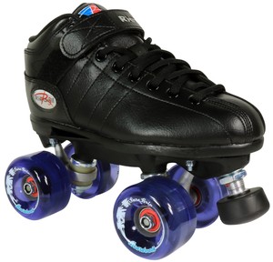 Men-Roller-Skates-Riedell-R3-with-Purple-Boardwalk-Outdoor-Wheels