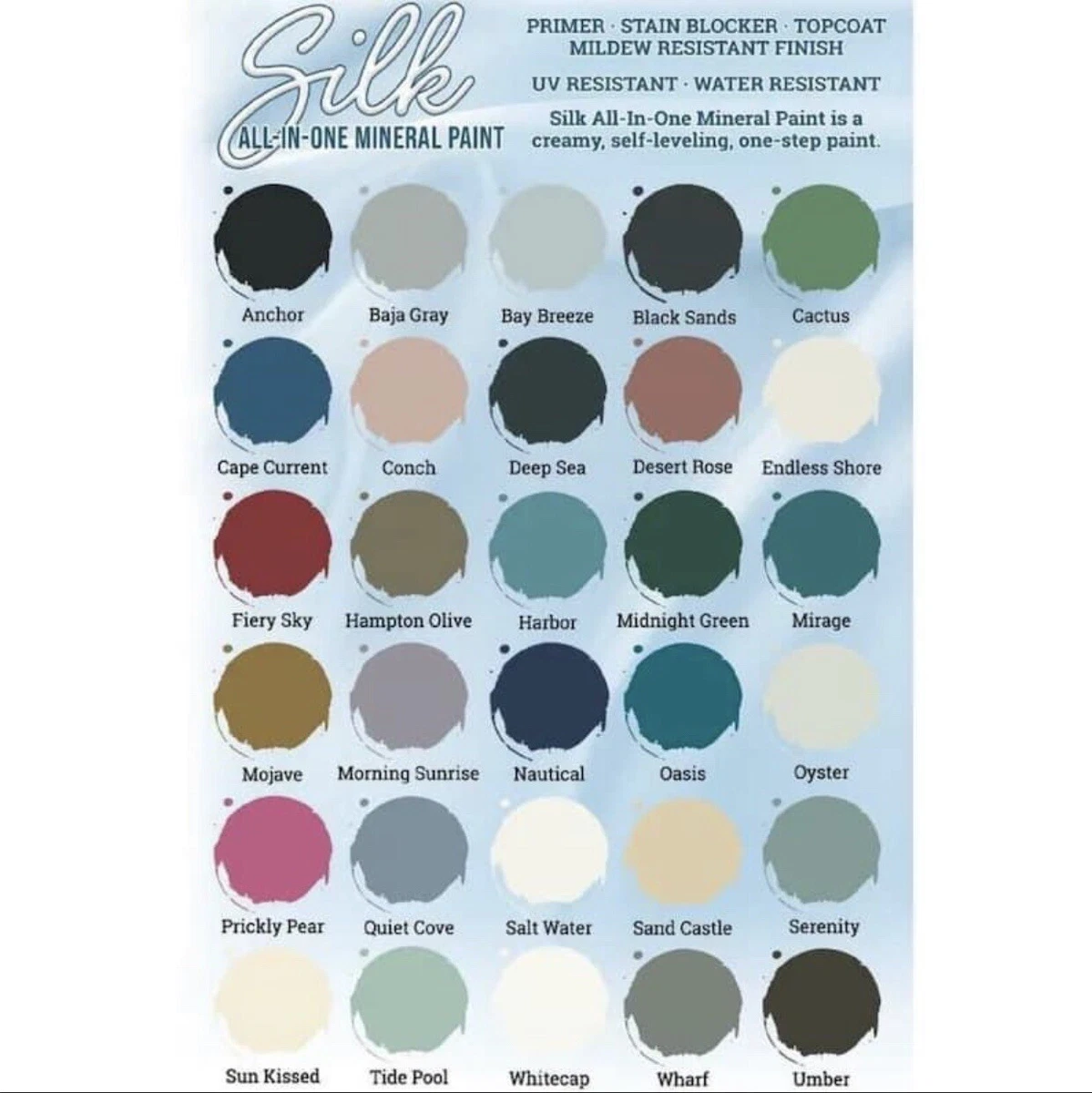Waterbased Paint Silk all in one Mineral Paint Dixie Belle Paint Company