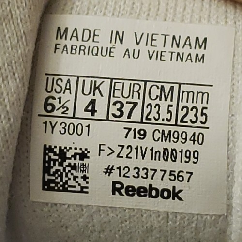 Reebok Shoes Women 6.5 White Classic Harman Casual Walking Running Sneakers - Picture 16 of 17