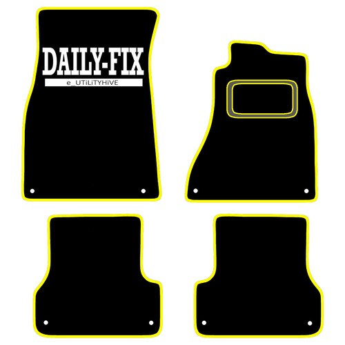 CAR FLOOR MATS FOR AUDI A6 C7 2011 TO 2018 ALL WEATHER TAILORED BLACK CARPET MAT - Picture 14 of 14