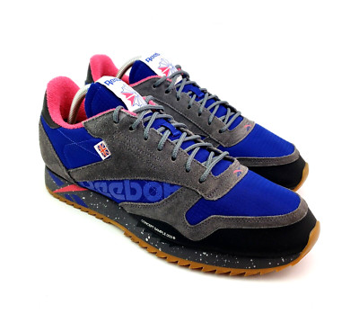 Reebok Classic Concept Sample Ripple Mens Size 10.5 Gray Blue Suede Sneaker Shoe