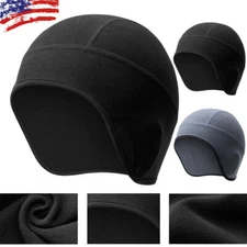 Military Tactical Skull Cap With Ear Cover Winter Warm Fleece Ski Beanie Hats