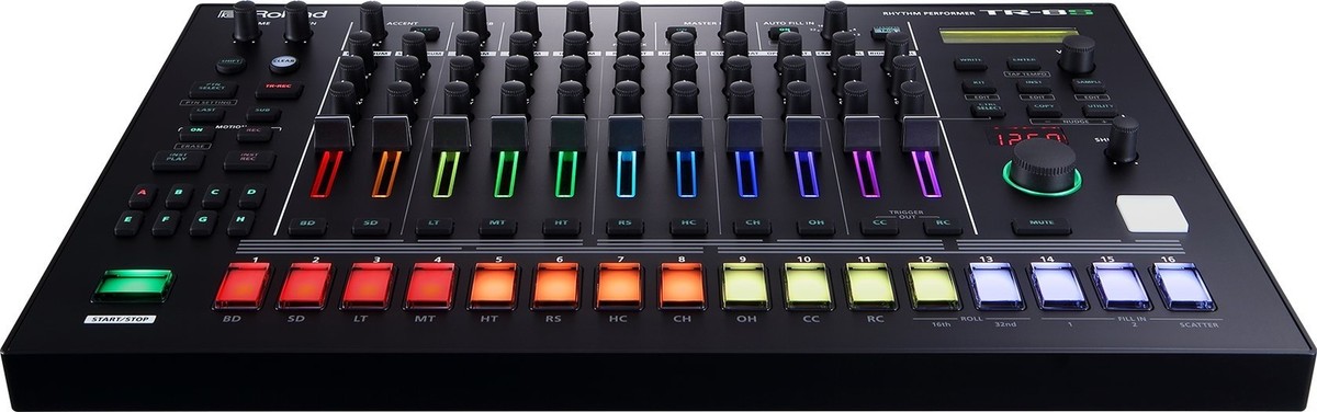 Roland TR-8S Rhythm Performer Drum Machine Multicolor 88-key