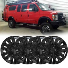 16 4pcs Car Hubcaps Wheel Rim Cover Hub Caps R16 Steel For Ford E150 E250 E350